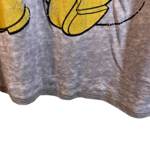 Walt Disney World Mickey Mouse Distressed Tee Shirt Size XL Blue Gray - Picture 6 of 8